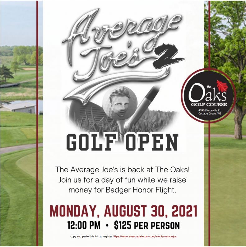 Average Joe's 2 Golf Open @ The Oaks Golf Course