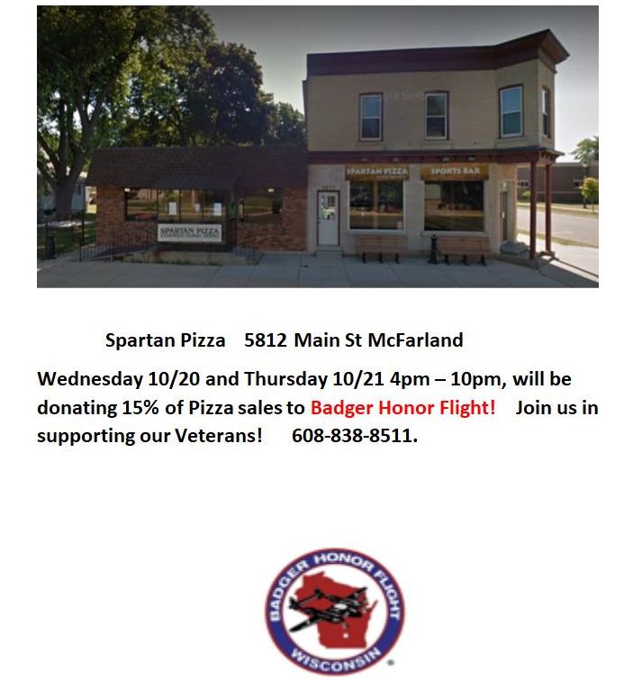 Spartan Pizza Fundraiser